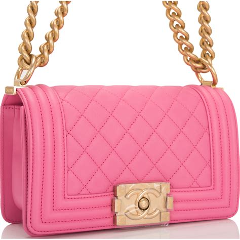 chanel boy bag with gold hardware|Chanel boy small quilted bag.